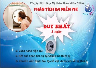 SỰ KIỆN “PHÂN TÍCH DA MIỄN PHÍ “ CỦA CÔNG TY DƯỢC MỸ PHẨM THIÊN NHIÊN PISTAR TẠI CÁC TỈNH THÀNH